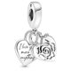 thumbnail image 1 of Dangle Charm Pandora Rose Heart Padlock, 1 of 2