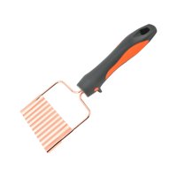 Magideal - Cortador De Patatas, Herramienta De Corte Ondulada Y Arrugada, Mango Antideslizante, Cortador De Patatas Fritas, Herramienta Cortadora De Ensalada Par Oro Rosa