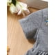 thumbnail image 5 of 2pcs Baby Newborn Girls Butterfly Pattern Ruffle Hem T-shirt & Pants Set Clothes, 5 of 5