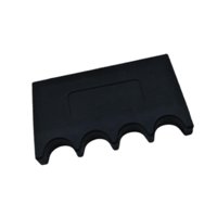 Ioensy - Soporte Para Tacos De Billar Para 4 Tacos, Compacto, Para Mesa, Sala De Billar, Bar, Club De Billar, Color Negro