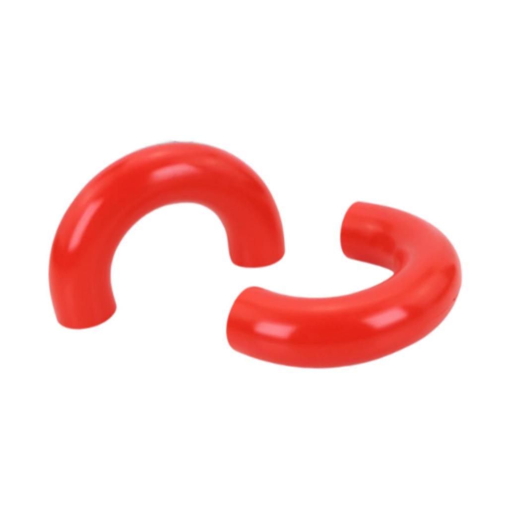 Magideal - 2 Piezas Cubiertas De Ganchos De Remolque Cubiertas De Silicona Ganchos De Remolque Accesorios De Enganche Para Piezas De Reparación Accesorio Profesi