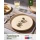 thumbnail image 3 of Juego de 6 platos de ensalada famiware color latte de 20 cm, 3 of 8