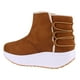 thumbnail image 2 of Botin Funway Mujer Tija-5 Camel Casual, 2 of 3