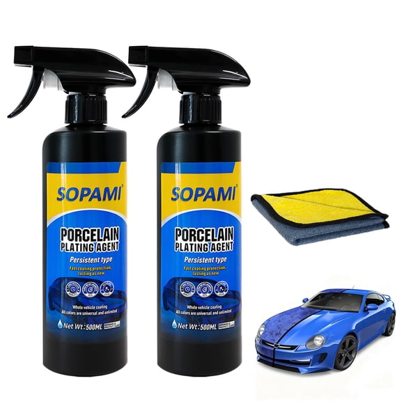 Spray Para Recubrimiento Automotriz Pulidor De Acción Rápida Avanzado 500 Ml X2