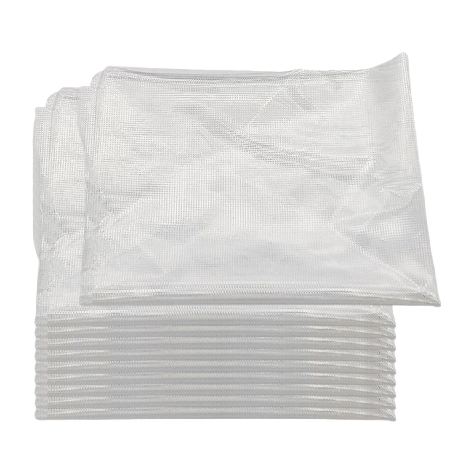 Magideal - Unids/Paquete De 100, Estabilizador De Soluble En Agua, Accesorios Para Manualidades Tóxicos, Tejido Fusible Diy Para Hojas De A