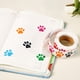 thumbnail image 3 of Rollo de 500 pegatinas de huellas de perro para niños, autoadhesivas, coloridas, de 2,5 cm, para botellas, portátiles, sellos de sobres y manualidades., 3 of 7