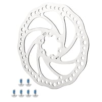 Ioensy - Rotor De Freno De Disco De Bicicleta, Bloqueo Central, Hueco De Acero Inoxidable Ligero, Reemplazo De 160Mm A