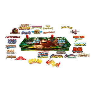 Prexarcade - Joystick Consola Arcade Conexión Directa Hdmi Mod Dk Green