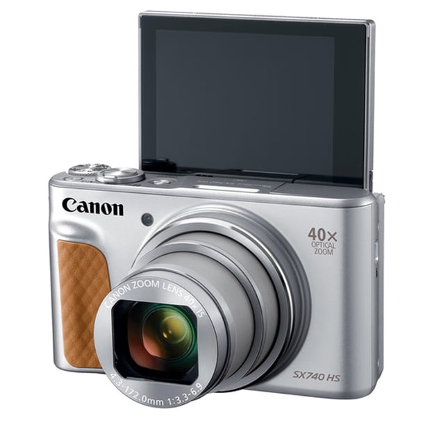 Cámara Canon PowerShot SX740 HS con zoom 40x, 20.3 MP y video 4K