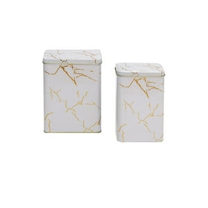 Vgo - Lata Decorativa Set X2 -19X11X7 Cm