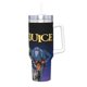 thumbnail image 2 of Beetlejuice Vaso aislado de acero inoxidable con asa, diseño temático, regalo para familia, amigos y fans; incluye pajita y encaja en el portavasos estándar, 40 oz, 2 of 6