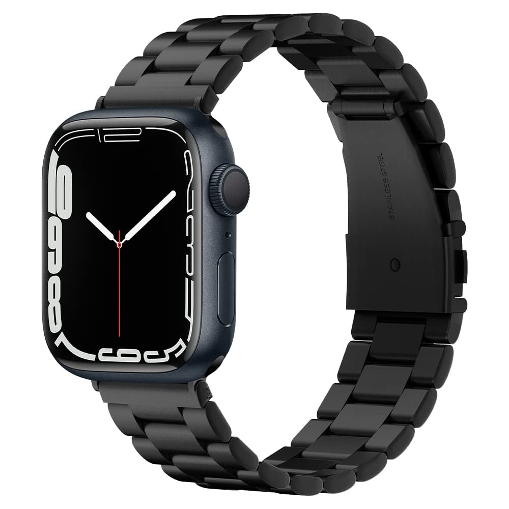 Correa De Reloj Spigen Modern Fit Para Apple Watch De 42 A 49 Mm, Color Negro