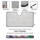 thumbnail image 2 of Aphmau Parasol Para Parabrisas Delantero Protector Plegable Visera Solar Para Auto Bloquea Rayos Uv Mantiene Tu Vehículo Fresco 130cm*70cm, 2 of 6