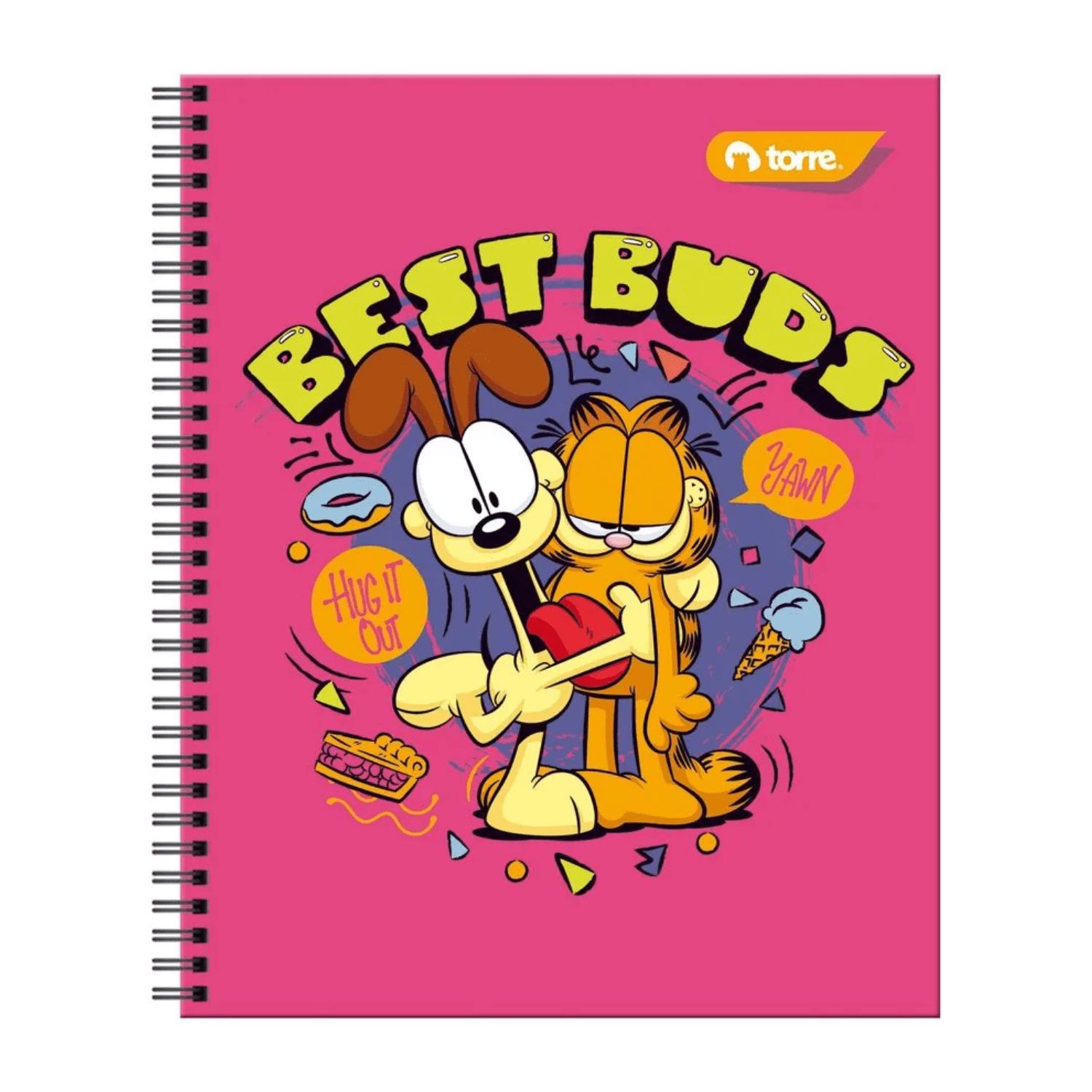 Torre - Pack 10 Cuadernos Univ. Clásico Garlfield 7Mm 100 H Azul