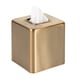 thumbnail image 1 of Caja de Pañuelos mDesign 13 cm Cuadrada Acabado en Latón Suave, 1 of 5