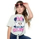 thumbnail image 1 of Polera Niña Kids MC Nudo Minnie Turquesa Corona, 1 of 5