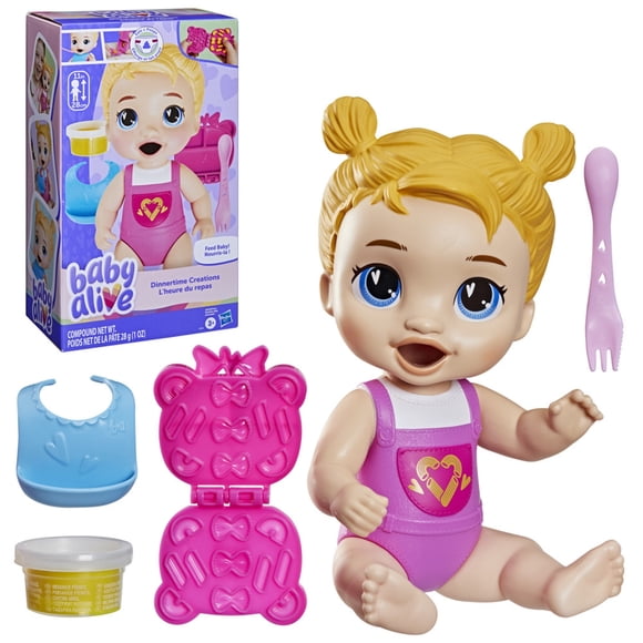 Muñeca Baby Alive Dinnertime Creations Cabello Rubio
