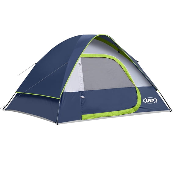 Carpa de Camping impermeable y a prueba de viento para 4 personas con cubierta para lluvia