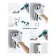 thumbnail image 3 of Dispenser De Jabon Liquido Gadnic Metalico Baño Cocina 500ml Color Plateado, 3 of 3