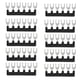 thumbnail image 5 of 10x 6 Posiciones Horquilla Pre Aislamiento Bloque de Terminales Barrera Puente Jumper Strip Negro, 5 of 5