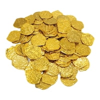 Magideal - 100 Monedas De Oro Con Forma Irregular, Accesorios Para Juegos Novedosos.