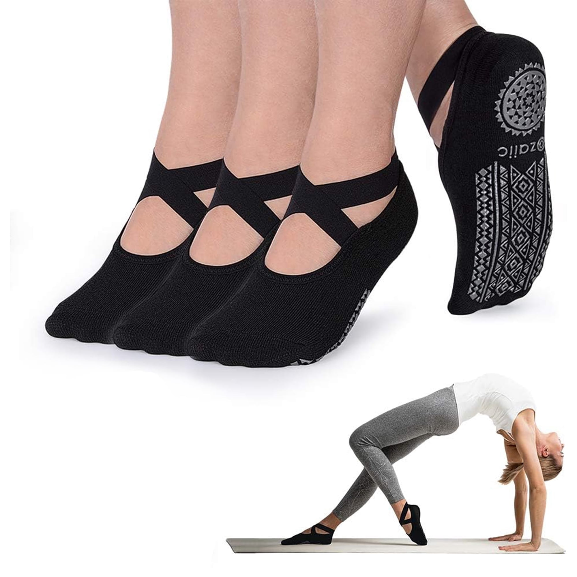 Calcetines Ozaiic Antideslizantes Para Yoga, Pilates Y Ballet Para Mujer