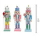 thumbnail image 2 of Pack X3 Cascanueces Soldados Madera Decoración Colgantes Arbol Navidad, 2 of 3