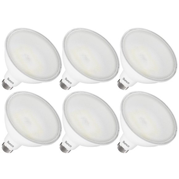 Bombillas LED Sunco PAR38 para exteriores, 15 W (paquete de 6)
