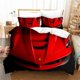 thumbnail image 1 of Cars Racing Print Bed Linen Set for Adults Bedding Quilt Cover Pillowcase and Bedroom Decor, 1 of 3