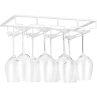 Genérica - Estante Colgador Porta Copas De Vino Repisa Bar 40Cm*22.5Cm Blanco