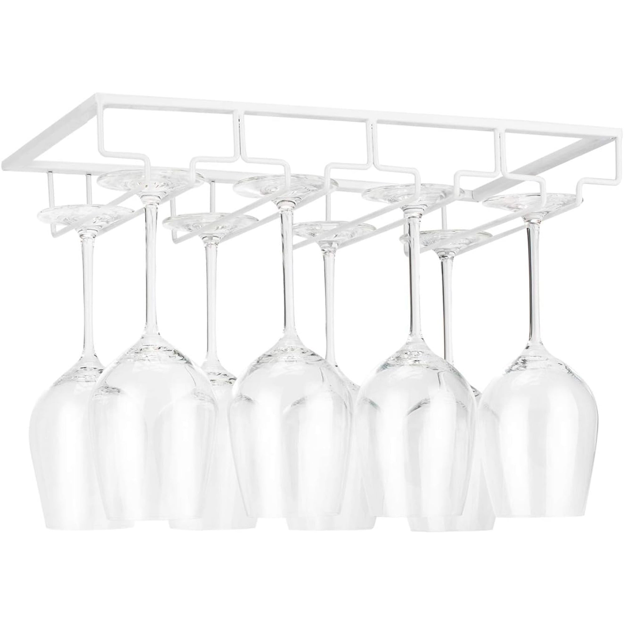 Genérica - Estante Colgador Porta Copas De Vino Repisa Bar 40cm*22.5cm Blanco