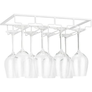 Genérica - Estante Colgador Porta Copas De Vino Repisa Bar 40Cm*22.5Cm Blanco