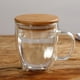 thumbnail image 3 of Tazón mug doble pared con tapa bambú, 3 of 3