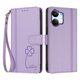 thumbnail image 3 of Funda Cartera Trébol para Xiaomi Poco X8 Pro Max con Ranuras Tarjetas y Carga Inalámbrica Morado claro, 3 of 6
