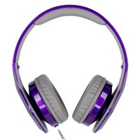 Auriculares Jvc Hasr100Xv Elation Xx Con Control Remoto Y Micrófono, Color Violeta