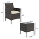 thumbnail image 2 of Juego de muebles de patio GAOMON de 3 piezas de ratán con 2 sillas y mesa, 2 of 9