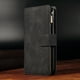 thumbnail image 3 of Premium Flip Zipper Wallet PU Leather Phone Case With Kickstand & Wrist Strap for Huawei P40 Pro Plus, P40, P30 Pro, P30 Lite, P20 Lite 2019, Mate 30 Lite Pro, Honor 20 Pro, 20i, 10i, 20 Lite, P, 3 of 3