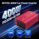 thumbnail image 2 of Inversor de Corriente BESTEK MRI4011CU 400W 12V a 110V USB-C PD, 2 of 8
