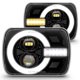 thumbnail image 1 of Faros delanteros TRUE MODS 5x7 7x6 H6054 LED para Jeep Wrangler YJ, 1 of 8