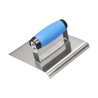 Magideal - Llana Esquinera De Acero Inoxidable, Herramienta De Albañilería Versátil Y Resistente A La Corrosión Para Diseño De Paredes, Curvas Suaves, Enlucido Y R135 Mm