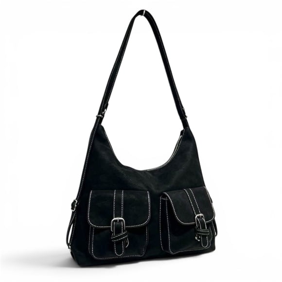 Cartera Mochila Con Hebillas