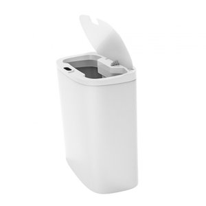 Bothyi - Cubo De Basura Eléctrico Estrecho Cubo De Basura Automático Para Oficina De Dormitorio Blanco