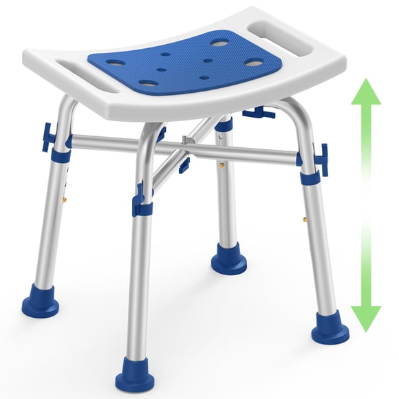 Silla de ducha Loyoda, resistente, 227 kg de capacidad, con asiento acolchado