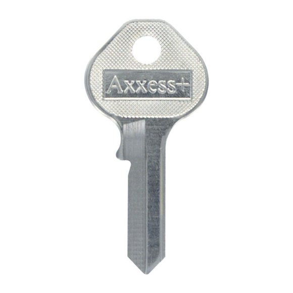 Llave en blanco Lock The Hillman Group #58 de latón niquelado