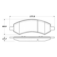 Pastillas Freno Para Auto Powerstop 17-1084