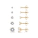 thumbnail image 1 of Pendientes PAVOI de acero inoxidable chapados en oro amarillo de 14 quilates, 1 of 6