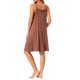 thumbnail image 3 of INSPIRE CHIC Vestido de Noche para Mujer de Mezcla de Algodón sin Mangas con Tirantes Finos y Detalle de Espalda Cruzada, Ropa de Casa hasta la Rodilla 3XL Rojo Ladrillo, 3 of 6