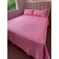 Bella Sophia - Cubrecama 2 Plazas Uter Rosa