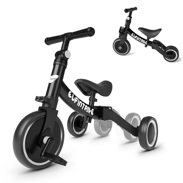 Bicicleta 5 en 1 para niños pequeños de 1 a 4 años con entrenamiento de equilibrio