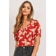 thumbnail image 5 of CCWHOLESALESCLOTHINGS Blusa Roja con Espalda Fruncida y Cintura Fruncida, Talla M para Mujer, 5 of 5